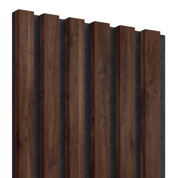 Pannello acustico - 275x30x2,5cm - Noce Alpino - immagine 12