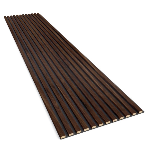 Pannello acustico - 275x30x2,5cm - Noce Alpino - immagine 10