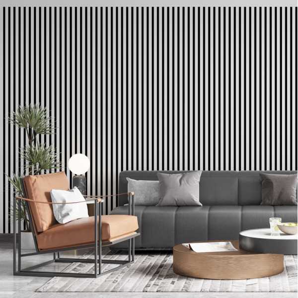 Pannello acustico - 275x30x2,5cm - Bianco Opaco - immagine 7