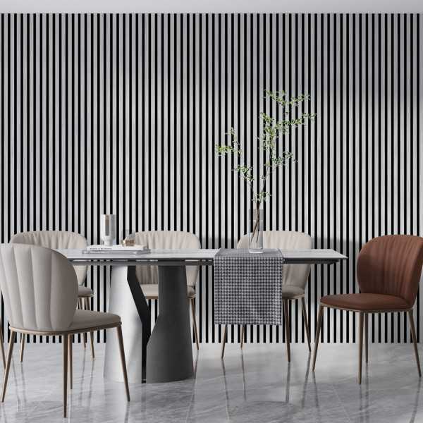 Pannello acustico - 275x30x2,5cm - Bianco Opaco - immagine 8
